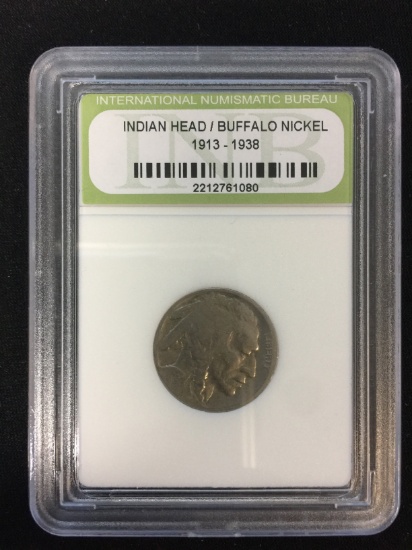 INB Graded United States Indian Head Buffalo Nickel 1913-1938