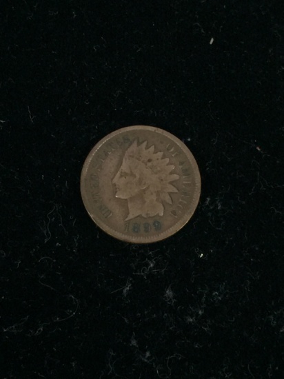 1899 United States Indian Head Penny Cent Coin