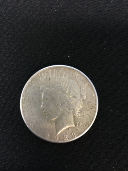 1923-S United States Silver Peace Dollar - 90% Silver Coin