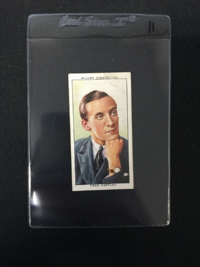 1934 Wills Cigarettes Radio Celebrities Fred Hartley Antique Tobacco Card