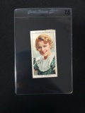 1934 Wills Cigarettes Radio Celebrities Elsie Carlisle Antique Tobacco Card