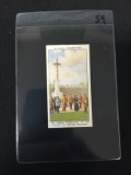 Wills Cigarettes The King's Pilgrimage to the Graves of British Soldiers Antique Tobacco Card