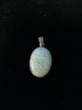 Sterling Silver & Green Quartz Pendant