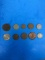 10 Count Lot of Vintage Foreign Coins