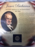The United States Presidents $1 Coin Collection PCS - James Buchanan