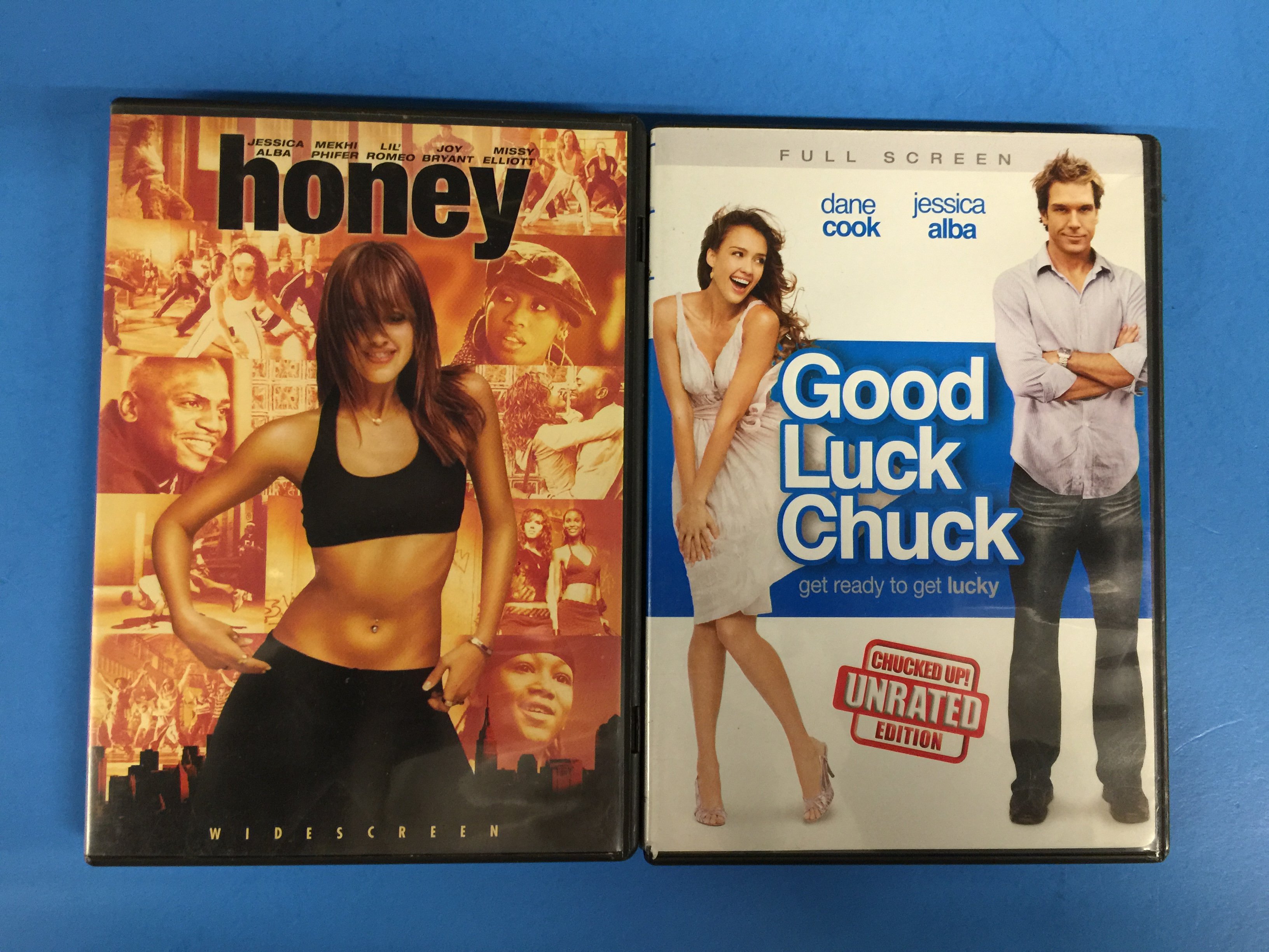 2 Movie Lot: JESSICA ALBA: Honey & Good Luck | Proxibid