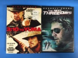 2 Movie Lot: RUSSELL CROWE: 3:10 To Yuma & The Next Three Days DVD