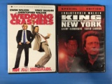 2 Movie Lot: CHIRSTOPHER WALKEN: King of New York & Wedding Crashers DVD