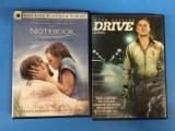 2 Movie Lot: RYAN GOSLING: The Notebook & Drive DVD