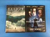 2 Movie Lot: CHRISTIAN BALE: Exodus Gods and Kings & Equilibrium DVD