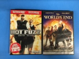2 Movie Lot: SIMON PEGG & NICK FROST: Hot Fuzz & The World's End DVD