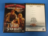 2 Movie Lot: HARRISON FORD: Six Days Seven Nights & What Lies Beneath DVD