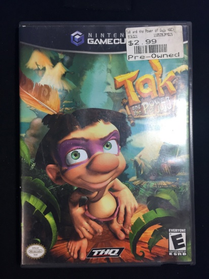 Nintendo Gamecube Tak and the Power of Juju Video Game