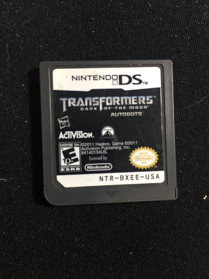 Nintendo DS Transformers Dark of Moon Video Game
