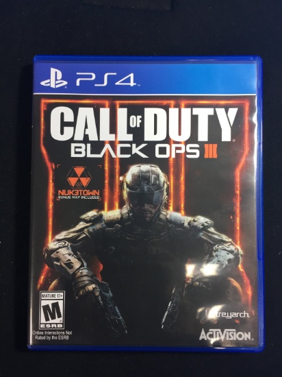 PS4 Playstaton 4 Call of Duty Black Ops III Video Game