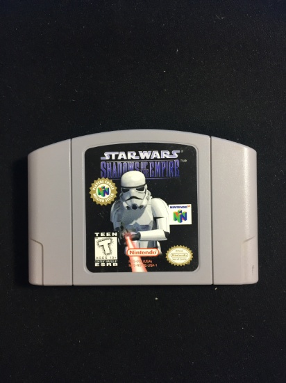N64 Nintendo 64 Star Wars Shadows of the Empire Video Game Cartridge