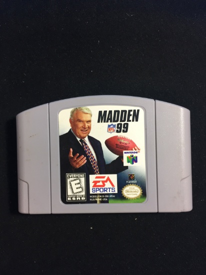 N64 Nintendo 64 Madden NFL Football 99 Video Game Cartridge