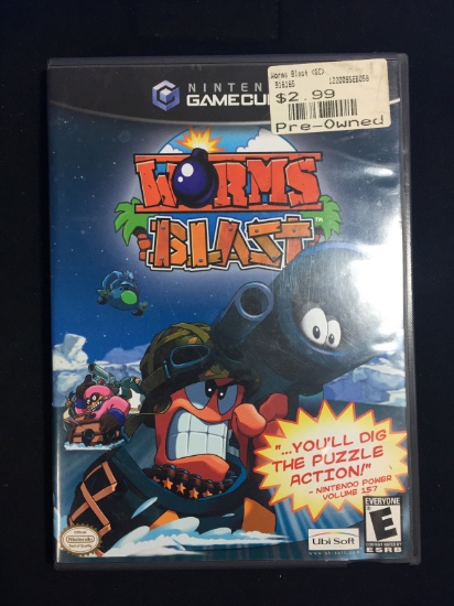 Nintendo Gamecube Worms Blast Video Game