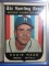 1959 Topps #126 Eddie Haas Braves Rookie Card