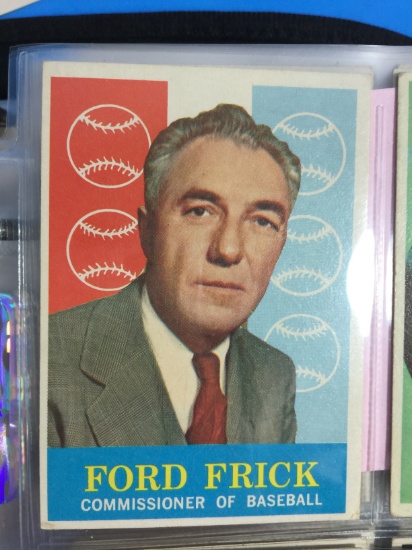 1959 Topps #1 Ford Frick Commissioner of Baseball