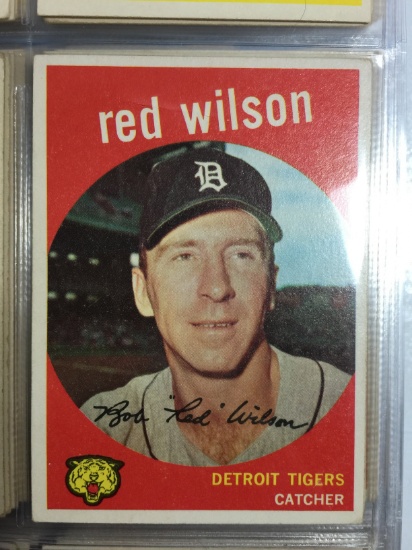 1959 Topps #24 Red Wilson Tigers