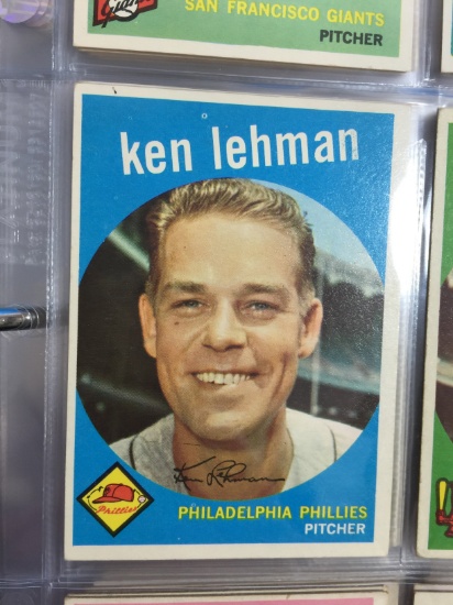1959 Topps #31 Ken Lehman Phillies