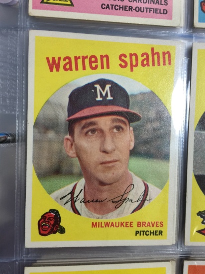 1959 Topps #40 Warren Spahn Braves