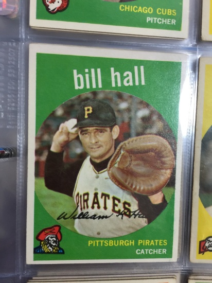 1959 Topps #49 Bill Hall Pirates