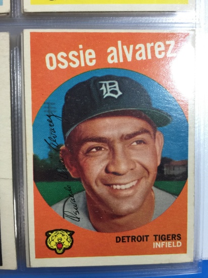 1959 Topps #504 Ossie Alvarez Tigers