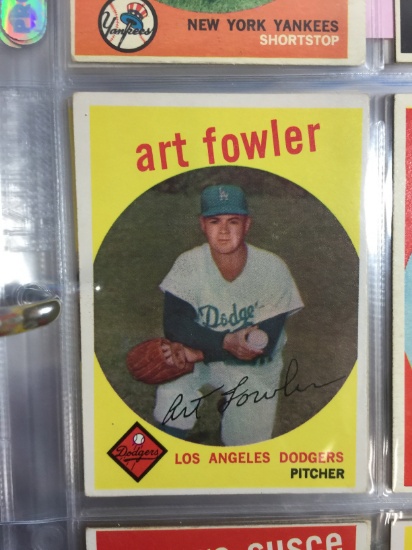 1959 Topps #508 Art Fowler Dodgers