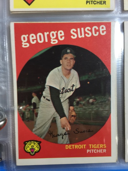 1959 Topps #511 George Susce Tigers