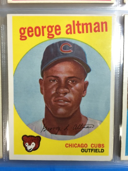 1959 Topps #512 George Altman Cubs