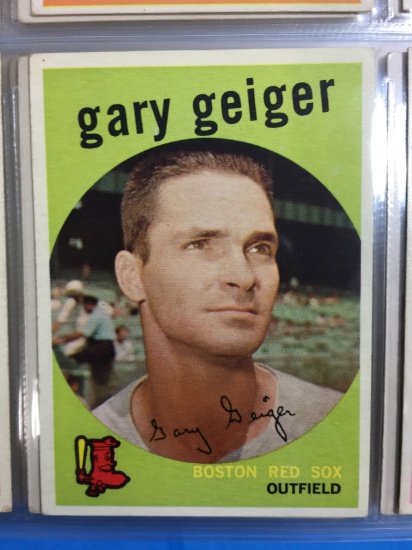 1959 Topps #521 Gary Geiger Red Sox