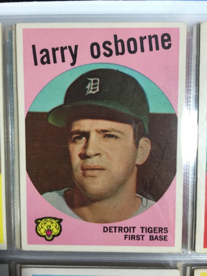 1959 Topps #524 Larry Osborne Tigers