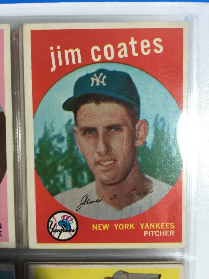 1959 Topps #525 Jim Coates Yankees