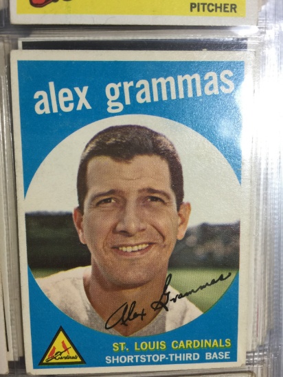 1959 Topps #6 Alex Grammas Cardinals