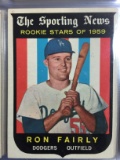 1959 Topps #125 Ron Fairly Dodgers Rookie Card