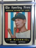 1959 Topps #134 Jim McDaniel Pirates Rookie Card