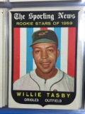 1959 Topps #143 Willie Tasby Orioles Rookie Card