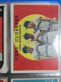 1959 Topps #147 Cubs' Clubbers Long - Banks - Morton