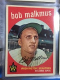 1959 Topps #151 Bob Malkmus Senators