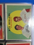 1959 Topps #156 Aces Hurlers Pierce & Roberts