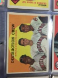 1959 Topps #166 Destruction Crew - Minoso - Colavito - Doby