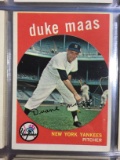 1959 Topps #167 Duke Maas Yankees