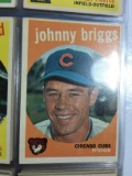 1959 Topps #177 Johnny Briggs Cubs