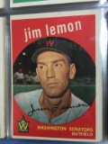 1959 Topps #215 Jim Lemon Senators