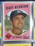 1959 Topps #217 Carl Erskine Dodgers