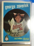 1959 Topps #219 George Zuverink Orioles