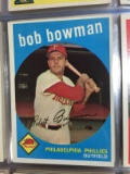 1959 Topps #221 Bob Bowman Phillies