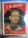 1959 Topps #246 J.W. Porter Senators